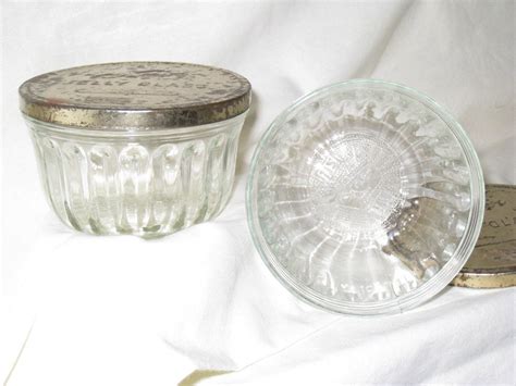 Vintage Glass Jelly Jars with Lids Kerr