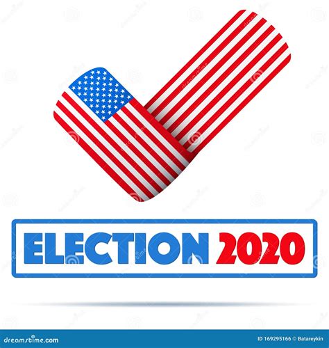 Symbol of USA Election 2020 Stock Vector - Illustration of decision, november: 169295166