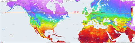 Temperature Map Europe