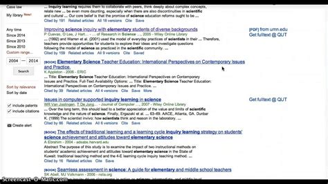 Google Scholar - Advanced Search - YouTube