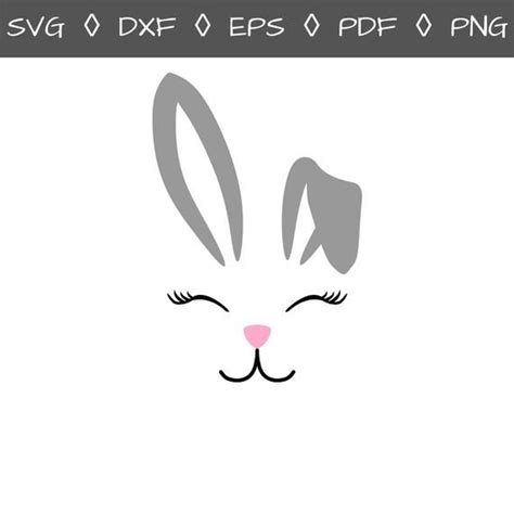 Bunny Face Svg Easter Bunny Svg Easter Svg Bunny Svg - Etsy Canada ...