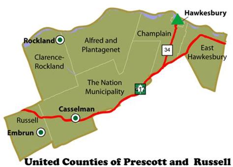 Rural Routes Ontario - United Counties of Prescott and Russell (Upper Tier Prescott and Russell)