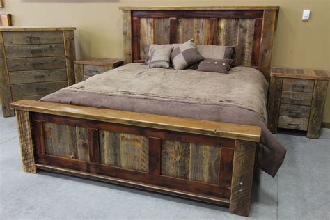 Barnwood Timber Bed | Four Corner Furniture | Bozeman MT