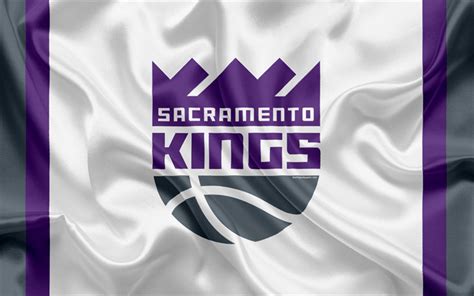 Download wallpapers Sacramento Kings, basketball club, NBA, emblem, new logo, USA, National ...