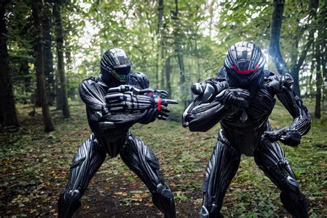 Crysis Nanosuit soldier in battle 2022, Canon EOS R3, | Stable Diffusion