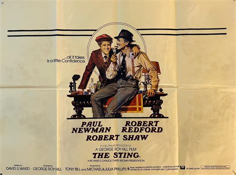 The Sting Original UK Quad Poster - Blue Robin Collectables