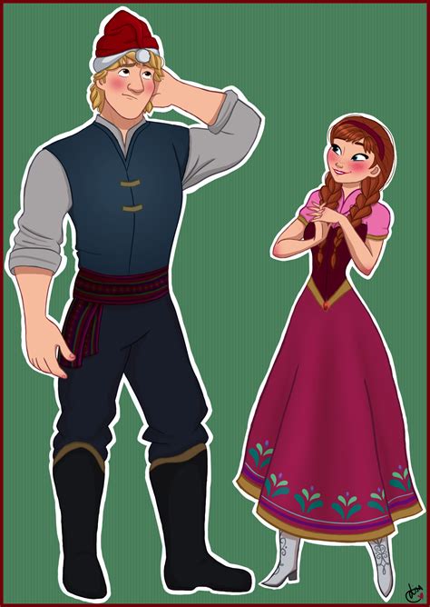 Kristoff and Anna - Kristoff Fan Art (37996598) - Fanpop