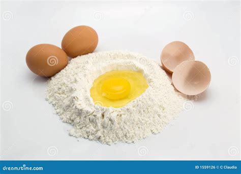 Egg and flour stock photo. Image of nutrition, health - 1559126