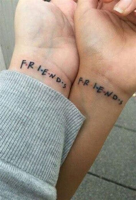 Passende Bestfriend-Handgelenk-Tattoo-Ideen von Friends TV Show – www.MyBodiAr … - Diy Best ...