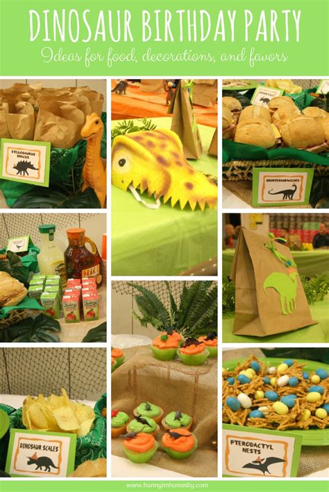 My Dinosaur Birthday Party (and a freebie!) | Hunny I'm Home