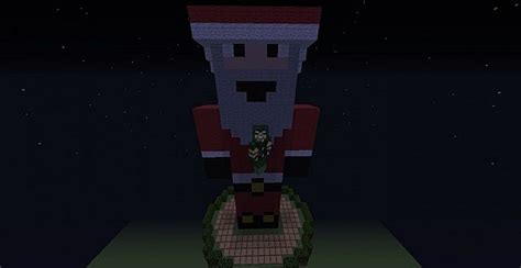 SANTA STATUE Minecraft Map