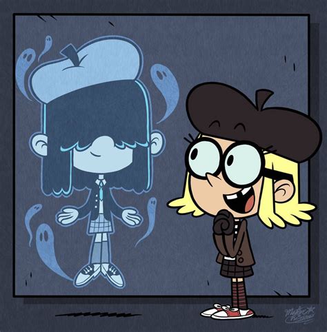 [MM] 'LOUD HOUSE' Style: Maxine [OC] + Ghost Lucy by https://www.deviantart.com/mast3r-rainb0w ...