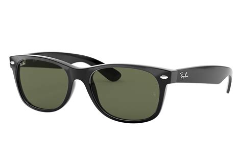 New Wayfarer Classic Sunglasses in Black and Green - RB2132 | Ray-Ban® CA