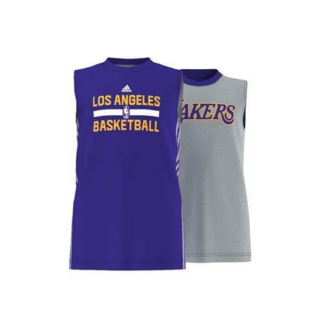 Adidas LA Lakers wnthps Kids Reversible Basketball Jersey - AA7781 ...