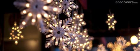 Snowflake Christmas Lights Facebook Covers for Timeline.