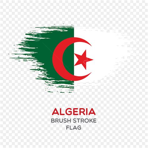 Algeria Flag Vector Art PNG, Algeria Brush Stroke Flag, Stroke Flags, Flag, National Flag PNG ...