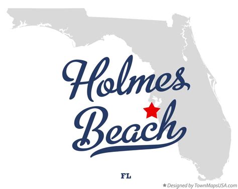 Map of Holmes Beach, FL, Florida