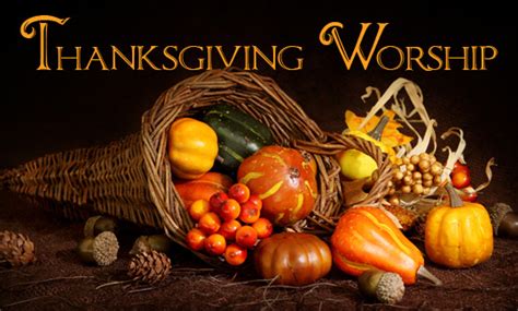 Thanksgiving Worship — 10:00 a.m., November 27th – Evangelical Lutheran Church of Mt. Horeb