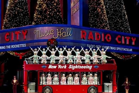 NYC Radio City Christmas Show, Double Decker Bus Downtown Tour 2024 ...