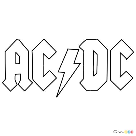 How to Draw AC/DC, Bands Logos