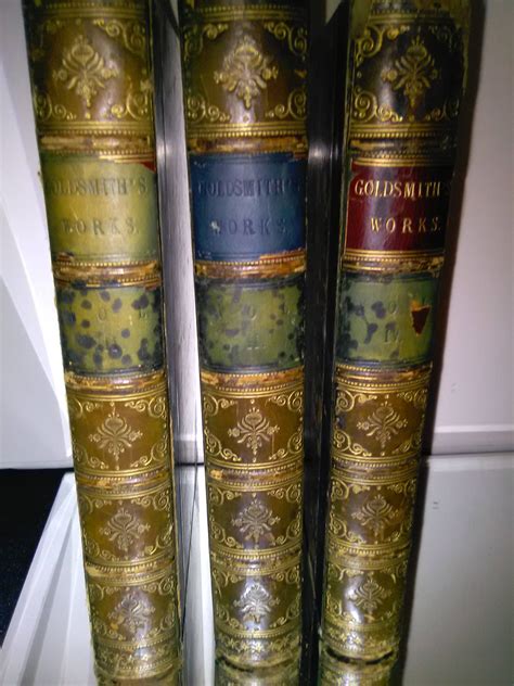 Goldsmith Works 1854 Antique Book Lot 1854