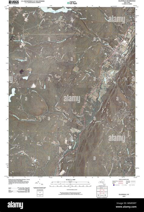 Map of ellenville Cut Out Stock Images & Pictures - Alamy