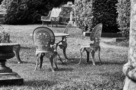Metal Garden Furniture Free Stock Photo - Public Domain Pictures