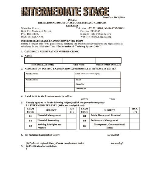 Vyuo vinavyotoa cpa tanzania: Fill out & sign online | DocHub