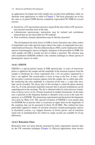 Principles and applications of esr spectroscopy | PDF