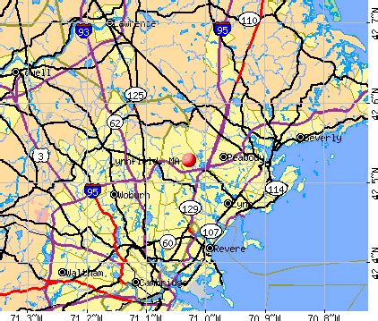 lynnfield ma map | Lynnfield, Burlington, Map