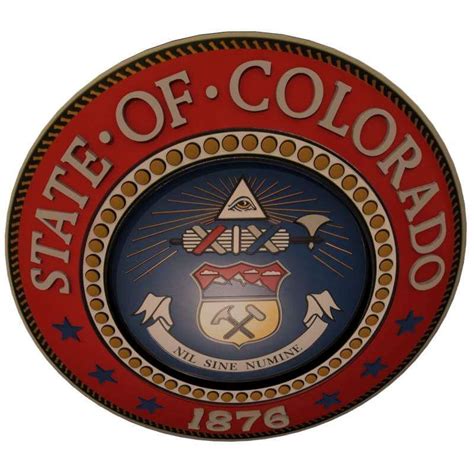 Colorado State Seal - 3D Model by ryanknope