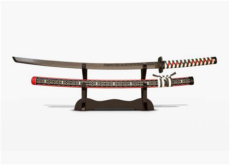 Katana sword Samurai Free 3D Model - .3ds .obj .dae .fbx .mtl - Free3D