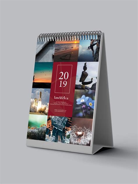 Desk Calendar Design for Law Africa Publishers | Desktop calendar ...