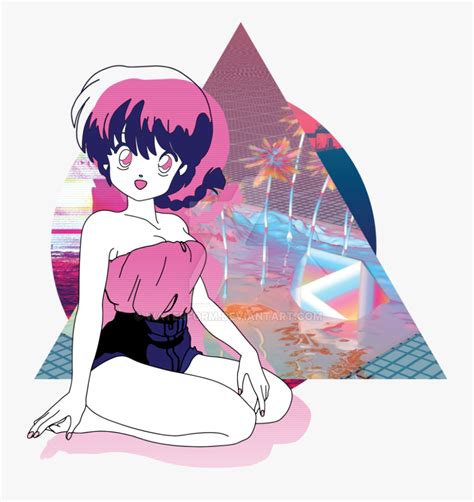 Vaporwave Aesthetic Anime Png , Free Transparent Clipart - ClipartKey