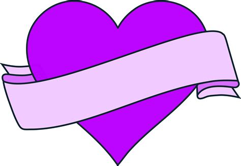 Clipart Ribbon Big Image Png - Heart With Ribbon Clipart Transparent Png - Large Size Png Image ...