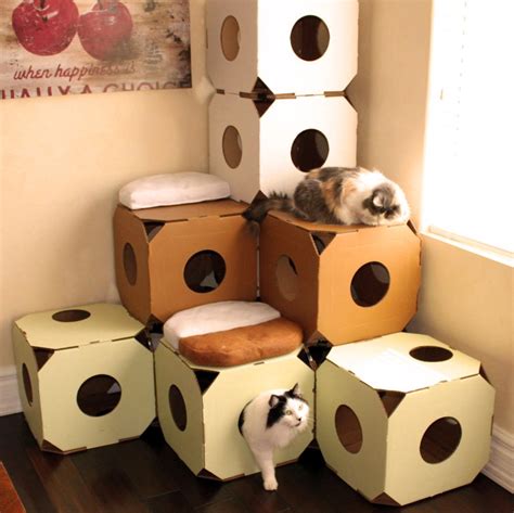 25 genius, cute, and ludicrous cardboard cat houses to inspire you ...