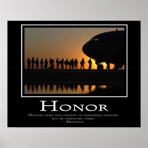 Honor Poster | Zazzle