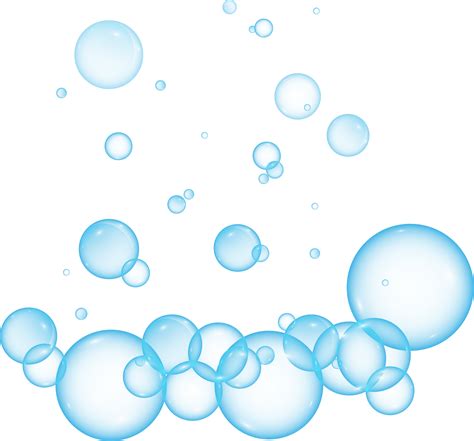 Realistic soap bubbles. Png Bubbles are located on a transparent background. Flying soap bubbles ...