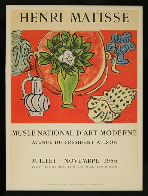 Henri Matisse - Original Matisse Exhibition Poster at 1stdibs