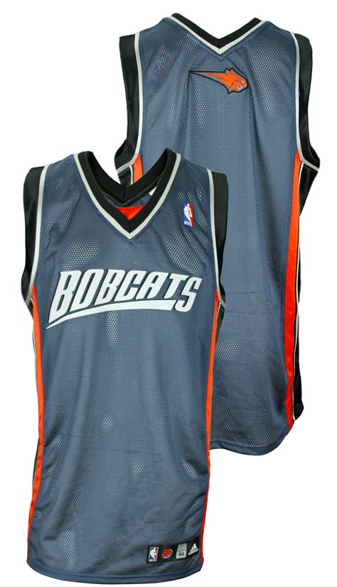 Adidas NBA Basketball Men's Charlotte Bobcats Blank Jersey - Blue Mesh ...