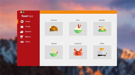 Designing a Modern Flat Desktop Application of a Fast Food Restaurant ...