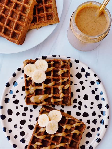 Caramel Banana Waffles - Melissa's Healthy Kitchen