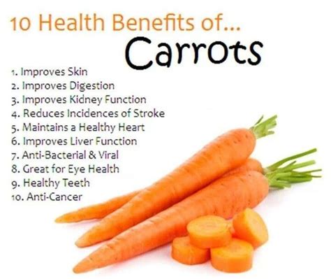 Top 10 Benefits of Carrots #healthtuesday | Health benefits of carrots ...