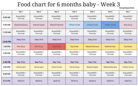 11 6 MONTH BABY FOOD IN HINDI