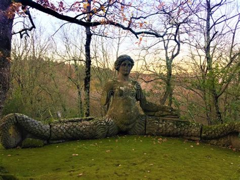 Bomarzo, Italy - 09/30/2017: The Famous Monster Park In The Municipality Of Bomarzo Editorial ...