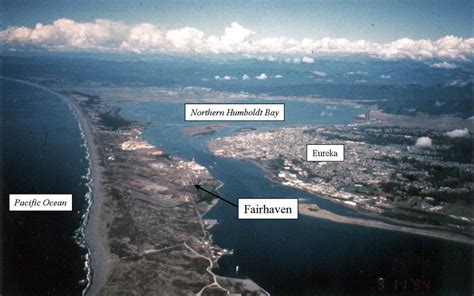 View of Samoa Peninsula looking north. Fairhaven is located on the... | Download Scientific Diagram