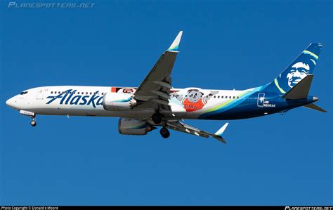 N936AK Alaska Airlines Boeing 737-9 MAX Photo by Donald e Moore | ID ...