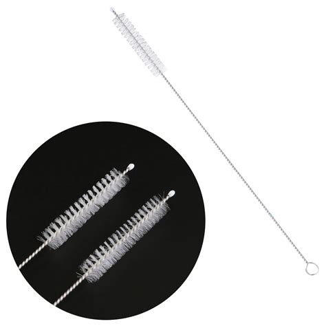 1/5 Pcs Drinking Straw Brush Soft Thin Stainless Steel Drinking Cleaning Brush Straw Cleaner For ...