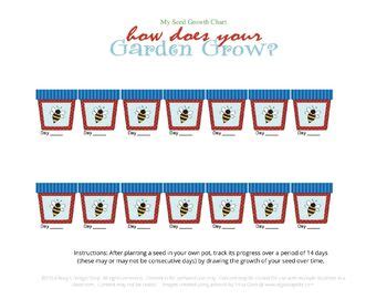 Seed Growth Chart by Roxy's Design Shop | TPT