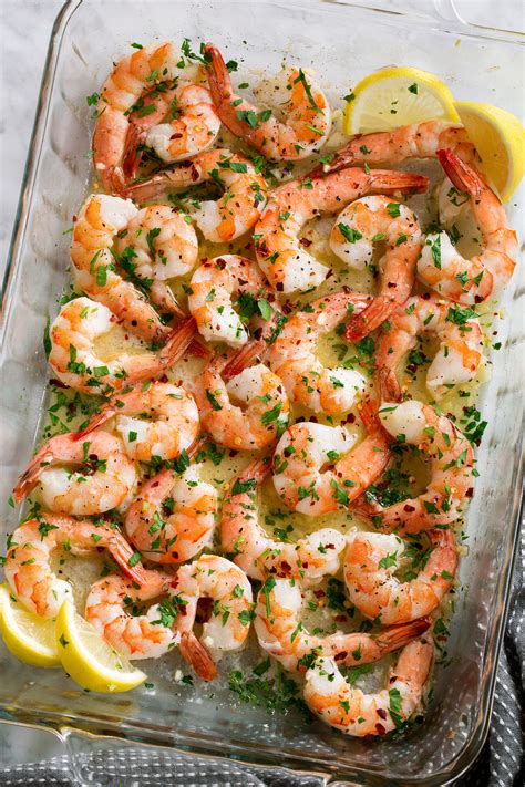 Baked Shrimp (with Garlic Lemon Butter Sauce) - Cooking Classy